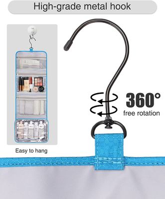 Blaue Kosmetiktasche-wasserdichte kosmetische Speicher-Organisator-Case For Bathroom-Dusche