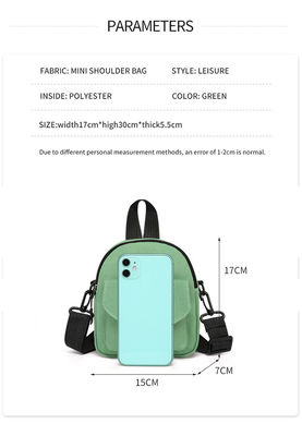 Bote-Casual Small Canvas-Taschen-koreanische Versions-nettes Mädchen, das Di-Säckchen aufprallt