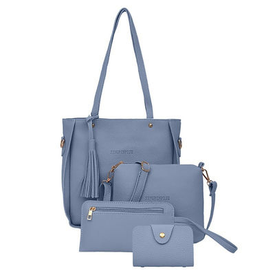 stellte quer- Leichensack Frauen 4Pcs/Set PUs lederne Umhängetaschen ein, die Damen schürzen