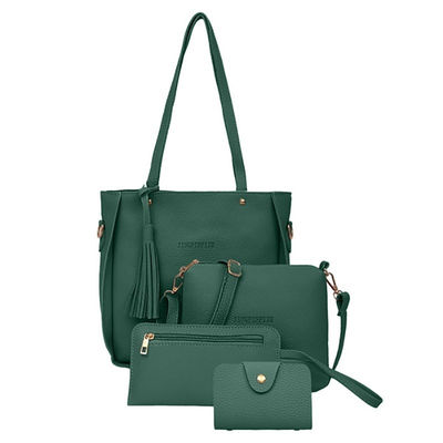 stellte quer- Leichensack Frauen 4Pcs/Set PUs lederne Umhängetaschen ein, die Damen schürzen