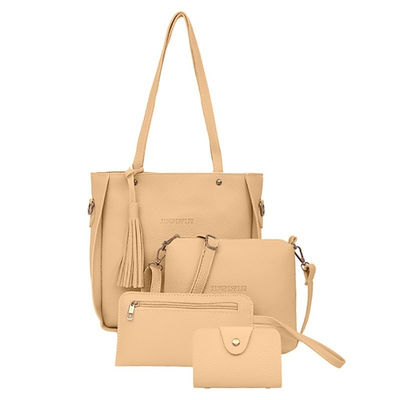 stellte quer- Leichensack Frauen 4Pcs/Set PUs lederne Umhängetaschen ein, die Damen schürzen
