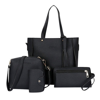 stellte quer- Leichensack Frauen 4Pcs/Set PUs lederne Umhängetaschen ein, die Damen schürzen