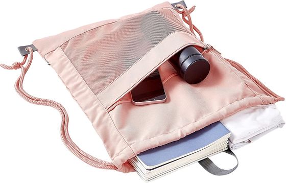 Leichte wasserdichte Zugschnur-Rucksack-Turnhallen-Gurt-Tasche – Schnur-Rucksack für Frauen-Mädchen