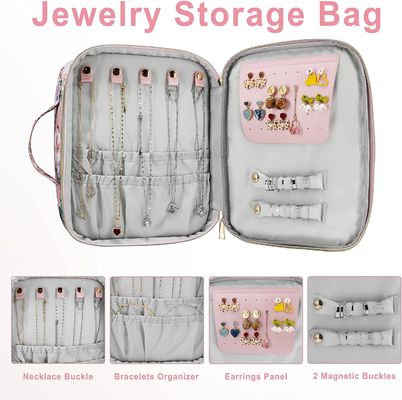 Großes Extralanglebiges Gut und leichte Kosmetiktasche-Doppelschicht-Make-uporganisatorwater resistant makeup-Bürsten-Tasche