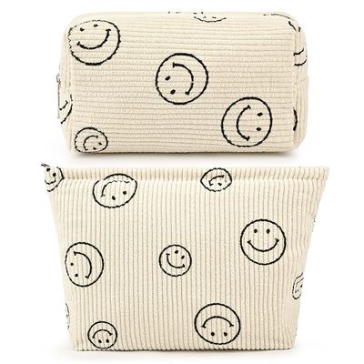 Stoßsichere Kosmetiktasche-großer Qualitäts-Kosmetiktasche-Kapazitäts-Segeltuch-Reise-Kulturtasche-Organisator Cute Makeup Bag