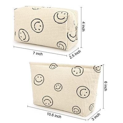 Stoßsichere Kosmetiktasche-großer Qualitäts-Kosmetiktasche-Kapazitäts-Segeltuch-Reise-Kulturtasche-Organisator Cute Makeup Bag