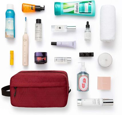 Die gut entworfene u. multicolors Kulturtasche, die Dopp-Ausrüstung für Männer hängt, wässern beständige Rasiertasche für Reise