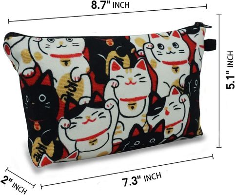 Lucky Cat Cosmetic Bag für Frauen-Kosmetiktaschen reisen wasserdichter Kulturtasche-Zusatz-Organisator