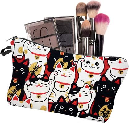 Lucky Cat Cosmetic Bag für Frauen-Kosmetiktaschen reisen wasserdichter Kulturtasche-Zusatz-Organisator