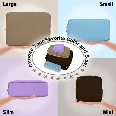 Nylon-Mini Makeup Bag für Geldbeutel, adrette kleine nette Kosmetiktasche-kosmetischer Reißverschluss-Beutel-Geldbeutel, wasserdichter Reise-Münzen-Beutel