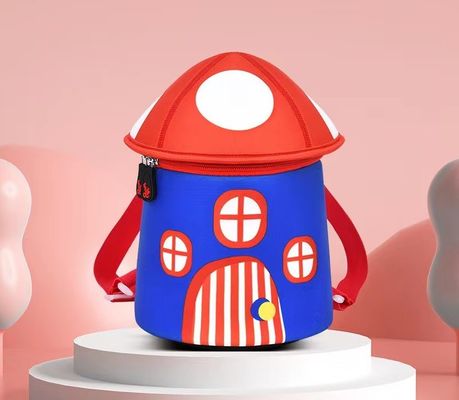 Pilz   Form 3D Kinder der Neoprenausbildungs-Tasche SBR wandern weichen Kindergartentaschenlicht-Mädchenrucksack