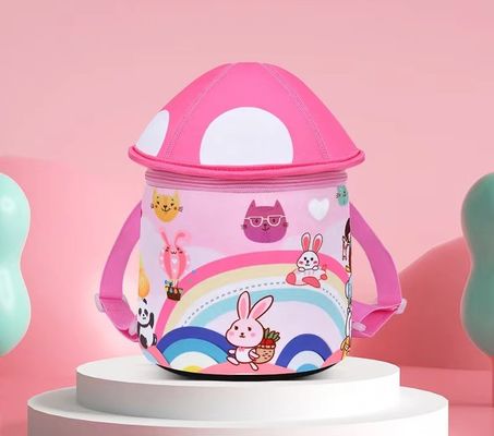 Pilz   Form 3D Kinder der Neoprenausbildungs-Tasche SBR wandern weichen Kindergartentaschenlicht-Mädchenrucksack
