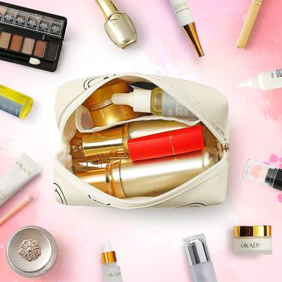 Kosmetiktasche für lederne wasserdichte Kosmetiktasche Frauen-adrette Kosmetiktasche-PUs