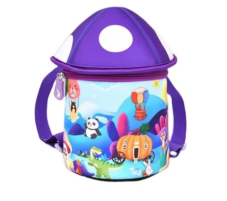 Des Pilz-3D Kinder Neopren-Ausbildungs-der Taschen-SBR wandern weiche Kindergarten-Tasche