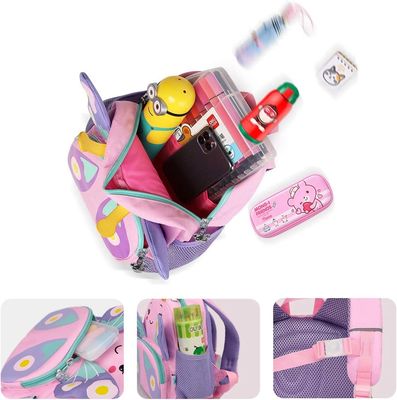 Leichte dauerhafte Karikatur-Schulkindertagesstätte Nursary-Reise-Taschen der Kinderkleinkind-Rucksack-Mädchen-3D