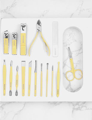 Edelstahl-Ohr-Löffel-Nagel-Schneider-Scheren Kit For Manicure Tools des Maniküre-Satz-Nagel Clippers-Werkzeug-Haushalts-4/12/16Pcs