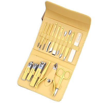 Edelstahl-Ohr-Löffel-Nagel-Schneider-Scheren Kit For Manicure Tools des Maniküre-Satz-Nagel Clippers-Werkzeug-Haushalts-4/12/16Pcs