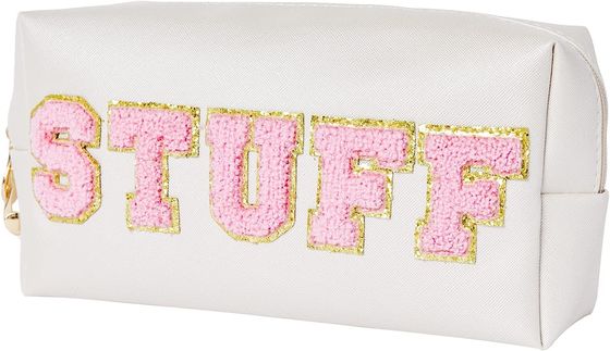 Reißverschluss-Make-upmaterial-Taschen-Klee-Chenille-Buchstabe-wasserdichter Reise-Organisator Valentines Bag