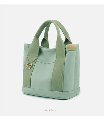 Einfache Art-Segeltuch-Tote Bags Eco Friendly Reusable-Einkaufstaschen