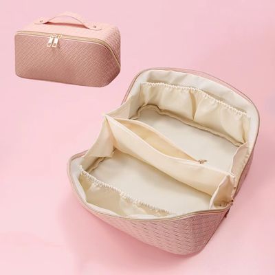 Mode-Kosmetiktasche-Kosmetik sacken wasserdichtes und feuchtigkeitsfestes PU-Gewebe ein