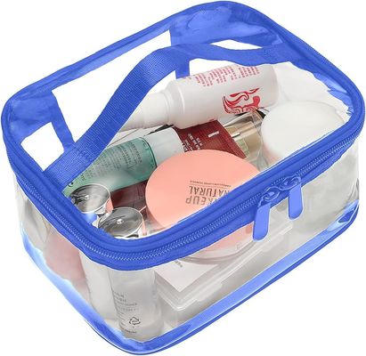 Große klare Make-up Tasche Reißverschluss wasserdichte transparente Reise-Speicherbeutel