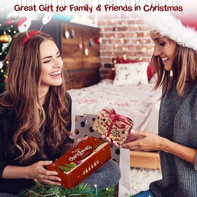 Weihnachtsduftende Kerzen Geschenk Set Elch &amp; Weihnachtsbaum geformt Handgefertigt Sojawachs Xmas Aromatherapie Kerze