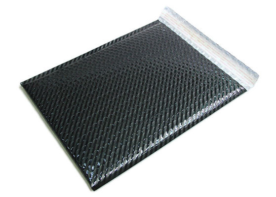 Aluminiumfolie-schwarze PlastikLuftpolsterfolie-Verpackentaschen für Verschiffen