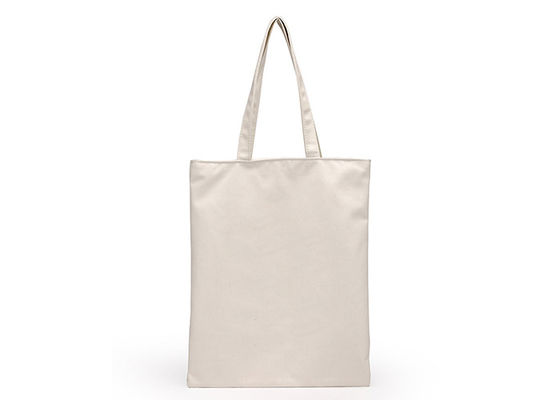 Baumwollsegeltuch-Massen-Größe weißer einfacher Tote Bags Transfer Print Logo