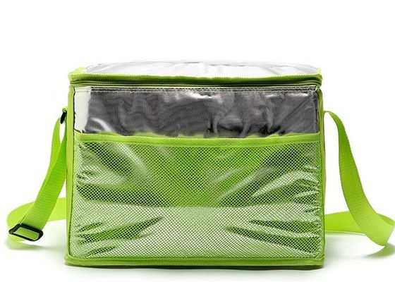 Grüne Aluminiumfolie isolierte Tote Lunch Bag With Shoulder-Bügel