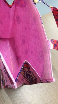 Personifizierte Einkaufstaschen färbten Segeltuch-materielle faltbare Spitzenart
